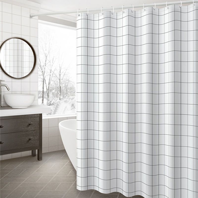 Bathroom Shower Curtain, Shower Curtain, Door Curtain, Air Conditioning Partition Curtain, Hanging Curtain, Punch-Free Telescopic Rod