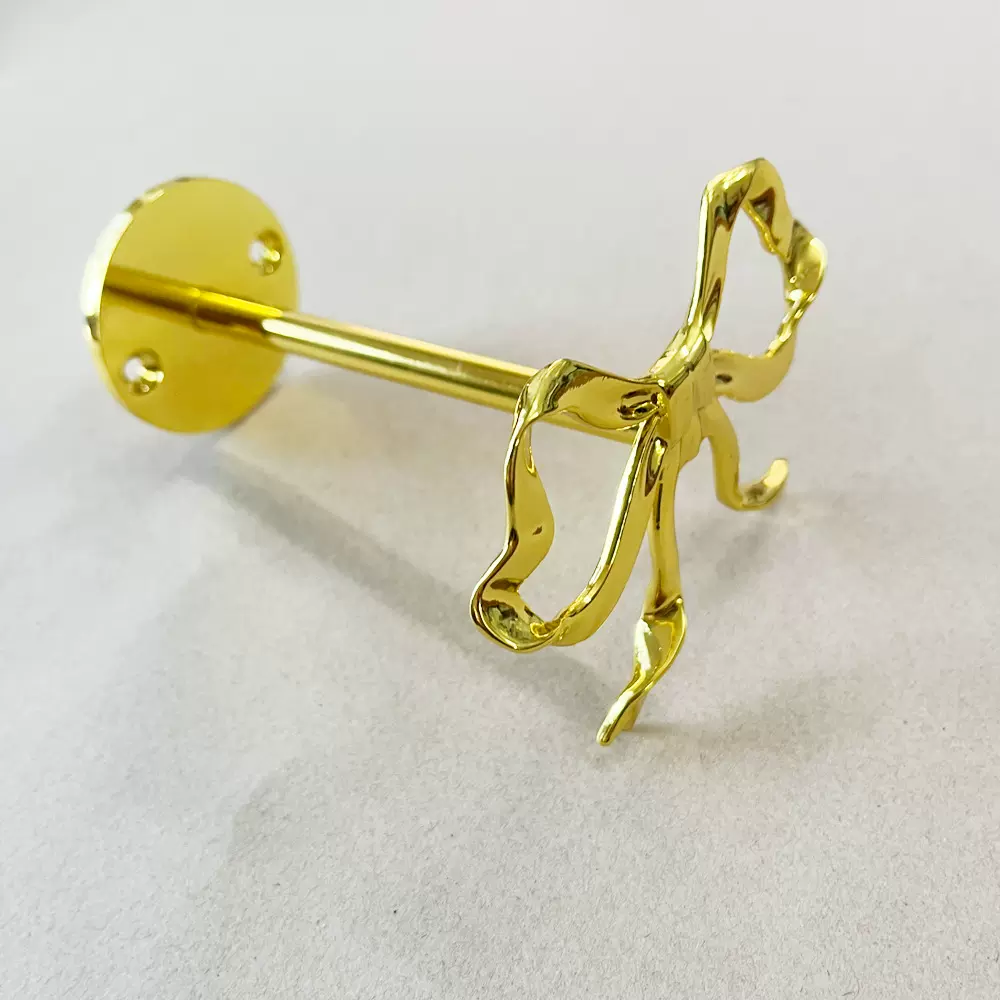 加工定制 金属蝴蝶结窗帘挂钩 创意装饰窗帘挡片 墙面挂钩工具
