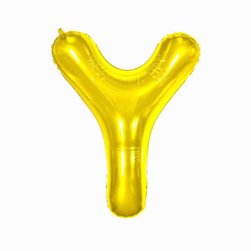 32 pulgadas 40 pulgadas 16 pulgadas inglés carta globo de aluminio fiesta de cumpleaños decoración de la boda papel de aluminio globo escena diseño