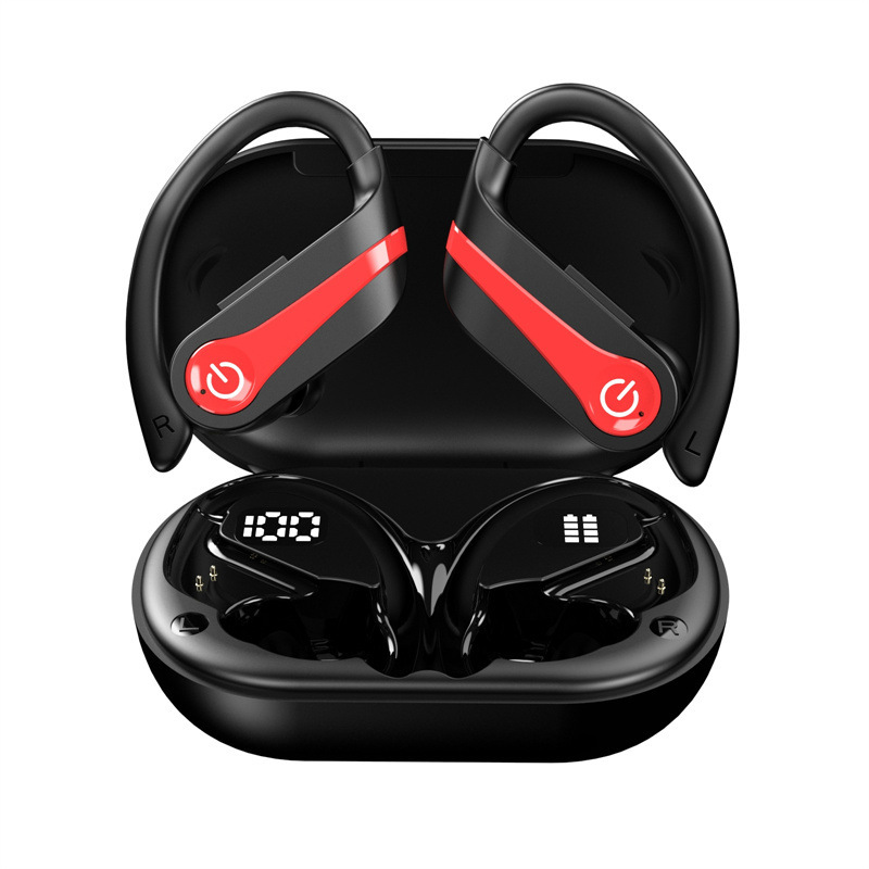 国境を越えて人気のプライベートモデルワイヤレスBluetoothイヤホン、大容量バッテリー搭載、インイヤー型、耳掛け式、ノイズキャンセリング、超長時間バッテリー、スポーツイヤホン|undefined