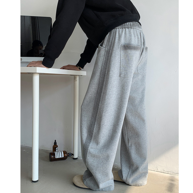 Original Spring & Fall New Tie-Dye Stereo Side Webbing Banana Pants Casual Scimitar Pants Loose Men's Large Size Sports Pants