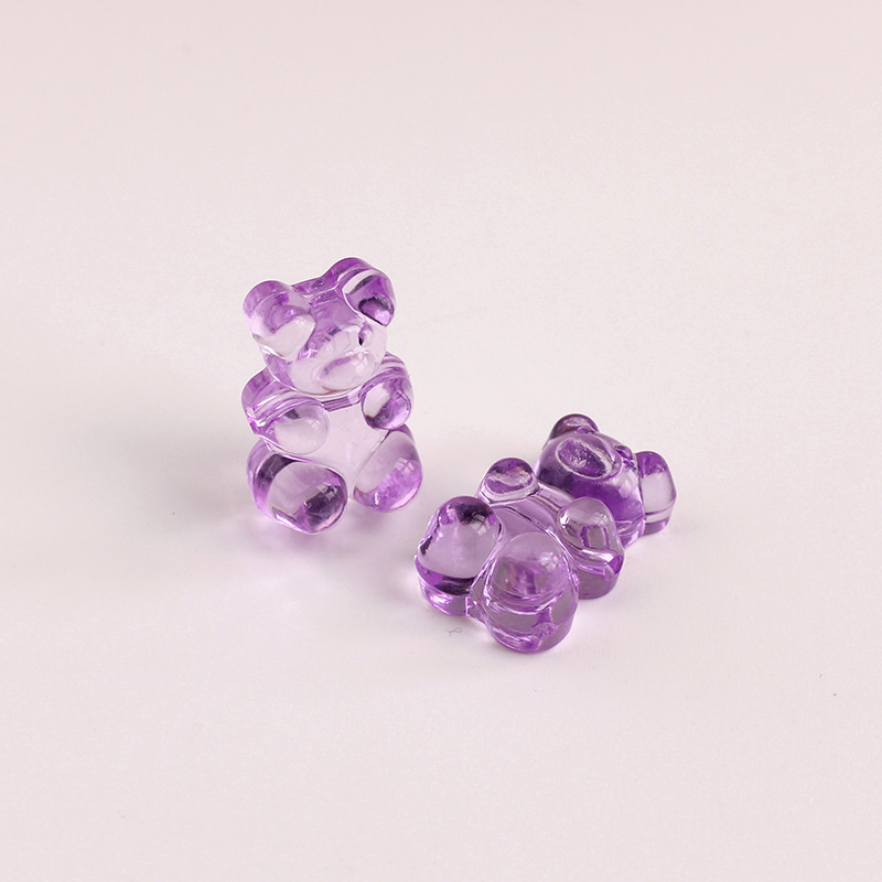 2g Weight Beads Jewelry Making Type DIY Ornament Accessories Classification 1 Piece Quantity Acrylic Material little bear Pattern All Seasons Season Classic Style Style 1 Piece Acrylic Little Bear Beads DIY Ornament Accessories 12
