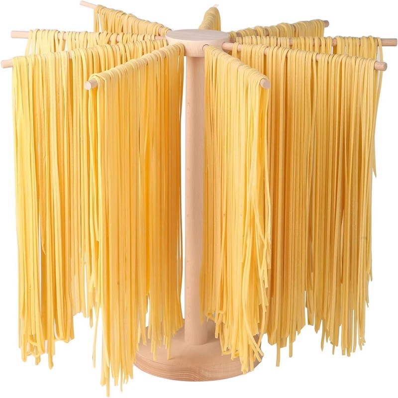 国境を越えた木製ヌードル冷麺ラック、パスタ乾燥ラック、取り外し可能な木製収納ラック|undefined