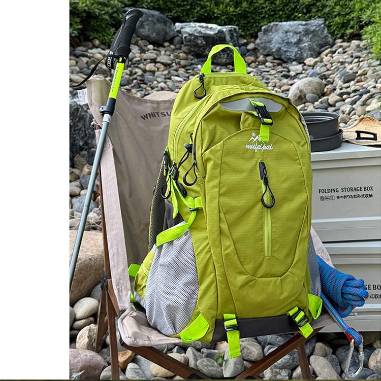 Outdoor Mountaineering Bag, Large-Capacity Breathable Sports Bag, Men's and Women's Multi-Functional Hiking Bag, Travel Water-Repellent and Wear-Resistant Backpack