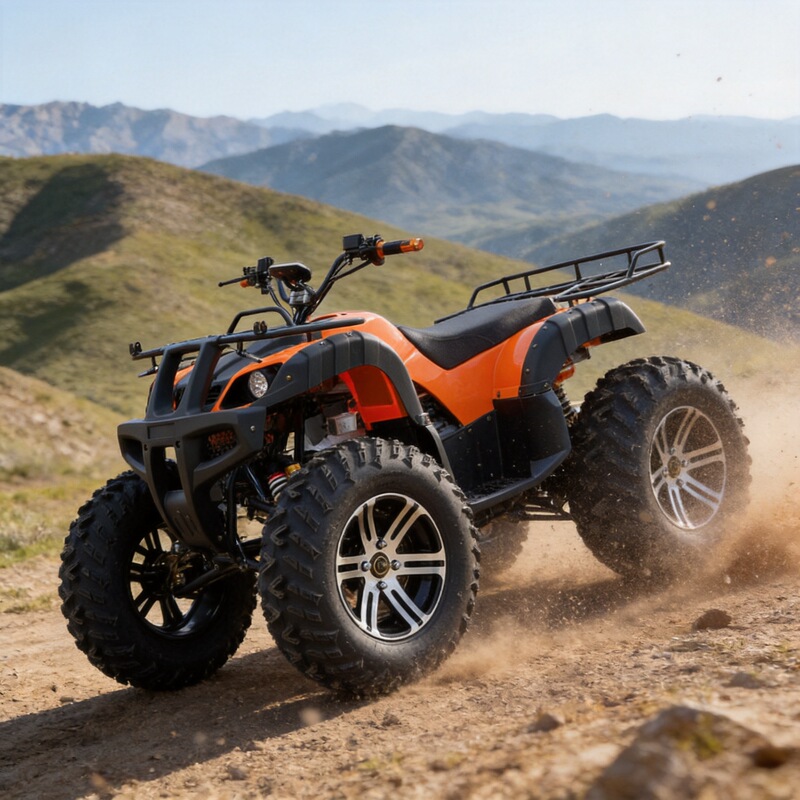 Electric Big Bull Four-Wheel Beach Bike 3000W Off-Road Recreational Motorcycle All-Terrain Four-Wheel Drive