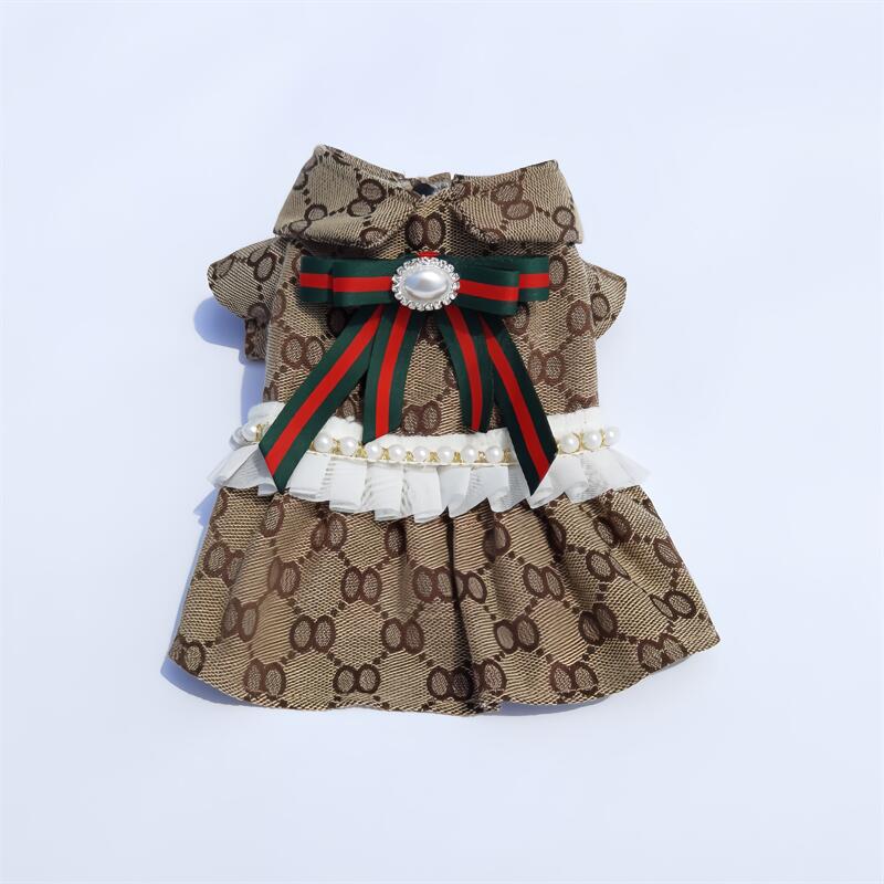 애완 동물 옷 멀티 컬러 작은 향기로운 스타일 애호가들은 얇은 원피스 테디 요크셔 개 의류 용품 도매