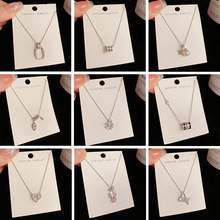 小众设计感气质时尚简约银色项链锁骨链个性轻奢高级感甜美配饰品