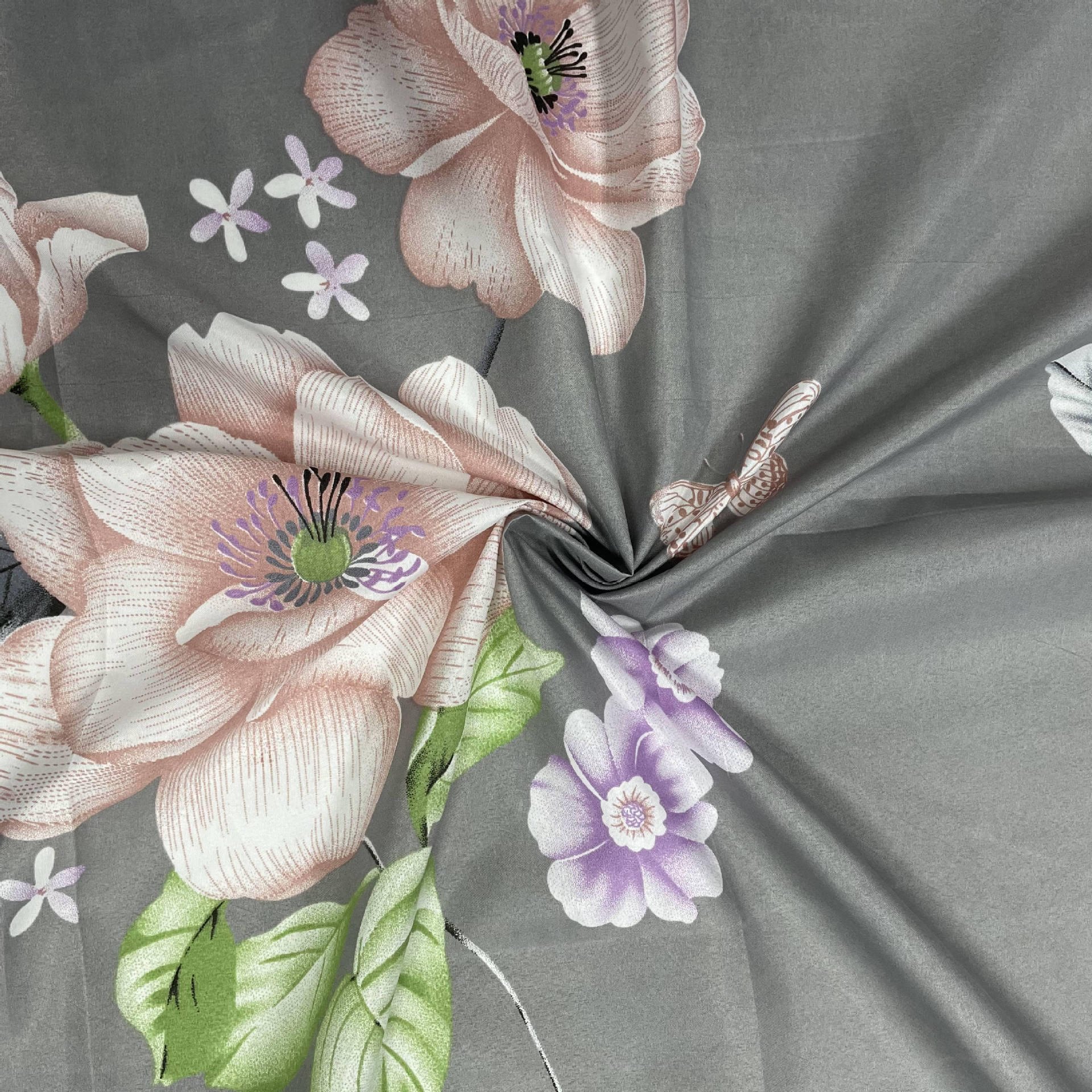 [Fabricante] 70 g mariposa flor de urdimbre tela de colchón precio superior tela de colchón impresa de punto punto