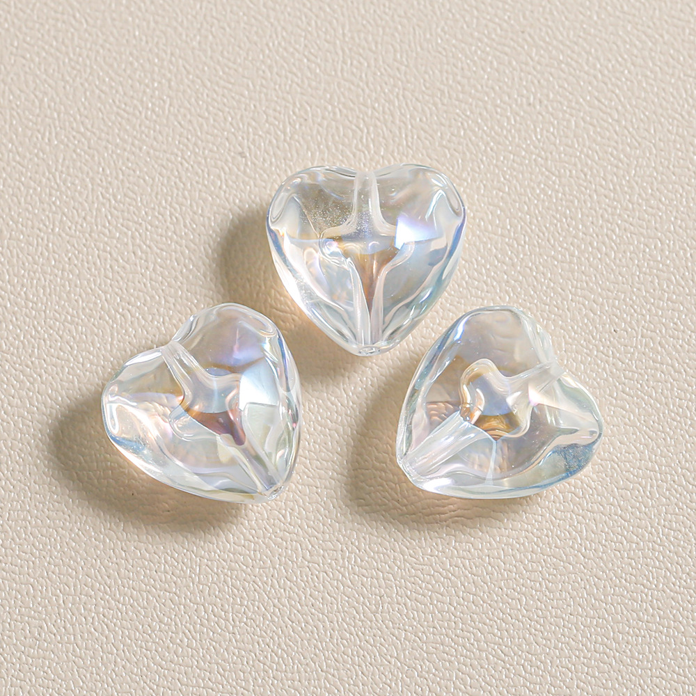 Heidi corte cuentas de amor granel diy accesorios de joyería accesorios de cuentas piezas pequeñas pulseras cadenas de teléfonos móviles