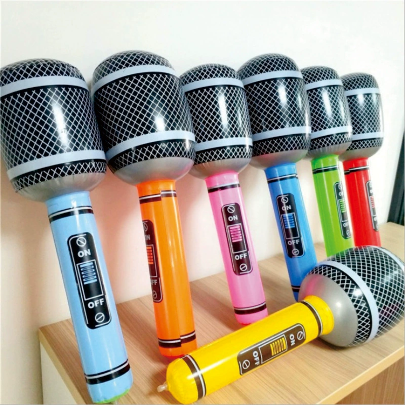 Детская игрушка I Am A Singer микрофон рок треугольник электрогитара маленький размер саксофон милый надувной мяч
