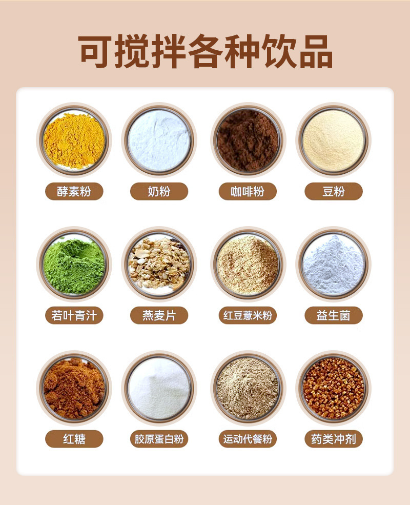 电动搅拌杯懒人水杯便携电动磁力旋转全自动咖啡杯豆浆杯不锈钢