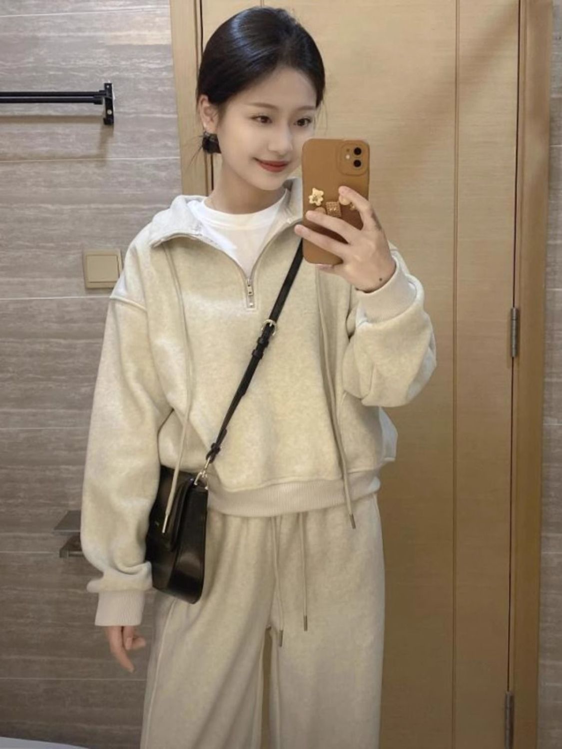 ActiveGo Casual Sportswear For Women, Autumn Winter Fashionable Sweatshirt Pants, Youthful And Age-Reducing Running Two-Piece Set_voghion.com