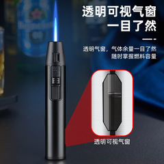HB-257筆式小巧纖細噴槍充氣防風打火機廠家直銷高品質直衝打火機