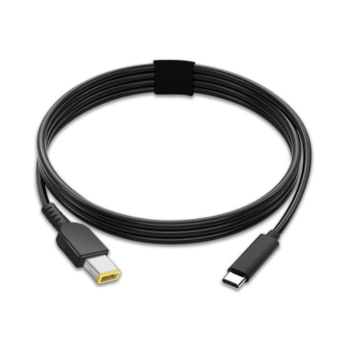PD fast charging cable type-c to DC large square port 11*4.5mm suitable for Lenovo notebook lenovo induction cable