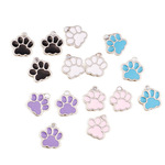 可爱猫爪脚掌脚印diy饰品配件滴油配件耳饰项链手链配饰手机挂件