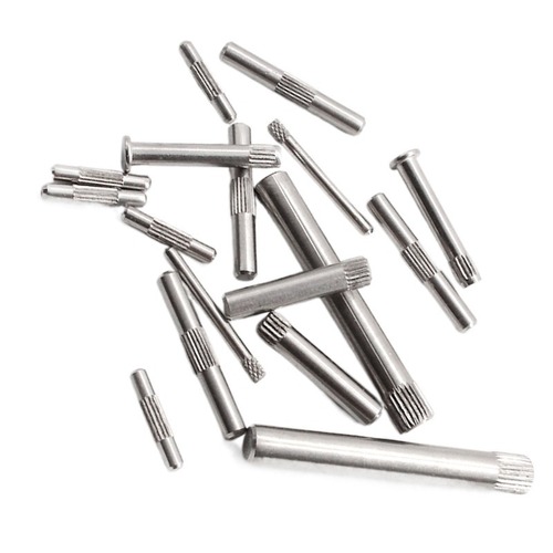 Cylindrical knurled mesh stainless steel knurled threaded straight pin pin embossed shaft rubbing shaft toy positioning pin