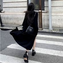 早春秋季新款中长款过膝风衣女韩版学生学院英伦风大衣外套潮