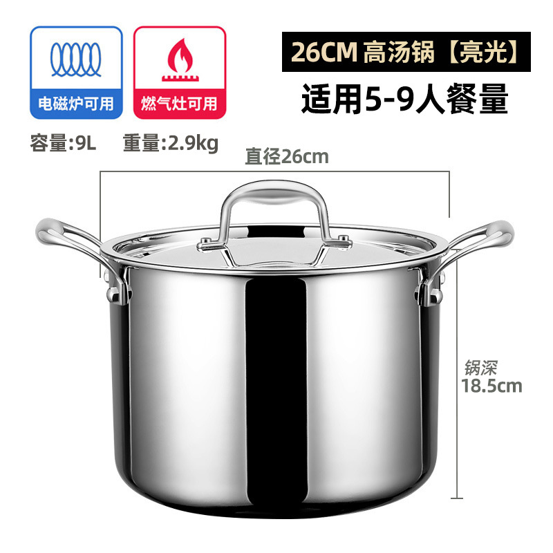 Pot à soupe haute de 26cm [approfondir le pot à soupe très épais 316]