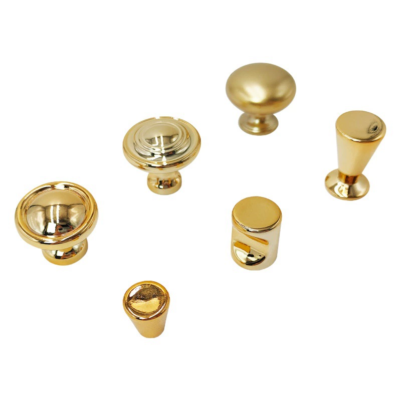 Грибная ручка пластиковая одно отверстие шкафа коническая золотая ручка шкафа простая прикроватная тумбочка ящик черная ручка