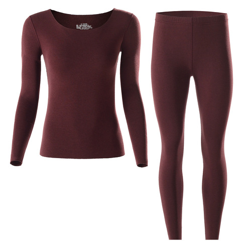 DeRong thermal underwear for women, moisture-absorbing and heating, seamless, men's plus velvet autumn clothes and long trousers set, autumn and winter bottoming shirts