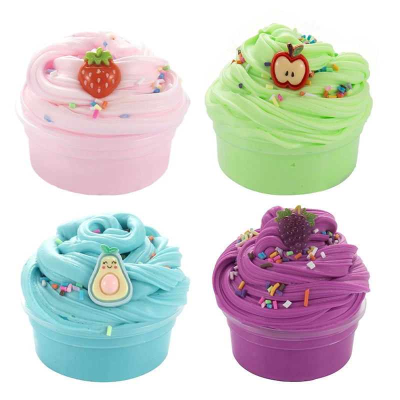 (Cross-border trading), slime, oil, cotton set, toy, DIY, 70 ml