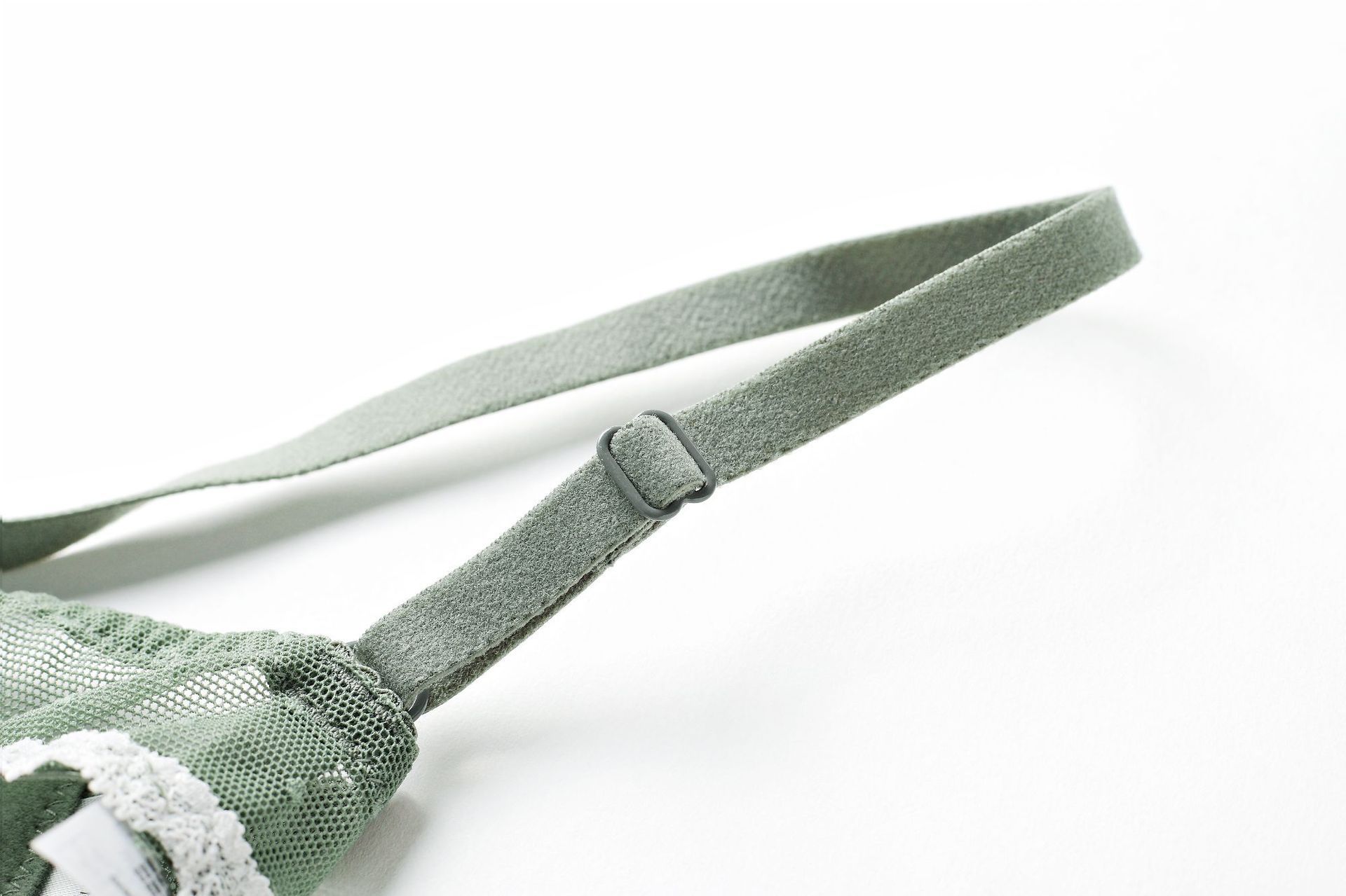 1781 Top Support Thin Bottom Thick Cotton Cushion Steel Ring Gathering Sexy Lace Women's Underwear Bra Set_voghion.com