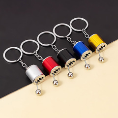 クロスボーダースポットメタル 6 ギアシフトギアキーチェーンマニュアルギアシフターペンダントギフトキーチェーン