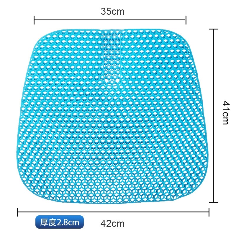 Оптовая продажа трансграничных автомобильных гелевых подушек для сидений с сотовой структурой, универсальная всесезонная подушка для автомобильного сиденья, летняя дышащая вентилируемая подушка для сиденья.