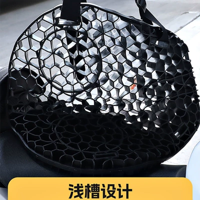 Amazon cross-border foreign trade gel motorcycle seat cushion, summer cushion, foldable honeycomb 3D summer cushion