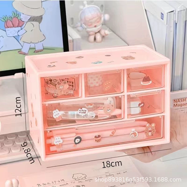 [Thick Model] Sakura Pink + Random Stickers