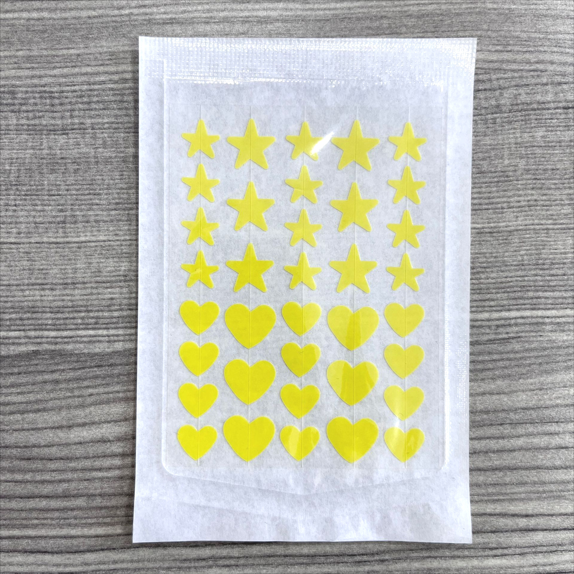 PE-36 하트 스타 조합 노란색