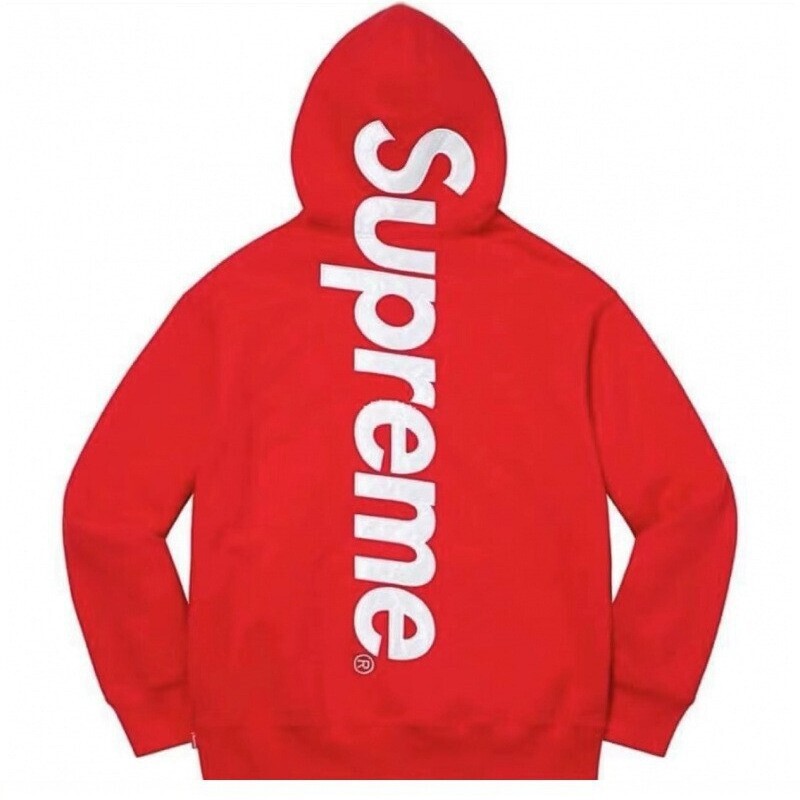 Supreme Trendy Brand Hooded Sweatshirt for Men, Autumn and Winter Fleece-Lined Loose Street Hip-Hop Jacket, Solid Color Long-Sleeved Pullover Supreme Trendy Brand Hooded Sweatshirt for Men, Autumn and Winter Fleece-Lined Loose Street Hip-Hop Jacket, Solid Color Long-Sleeved Pullover