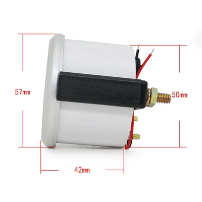 automobile instrument, 52mm Silver Surface Car Instrument