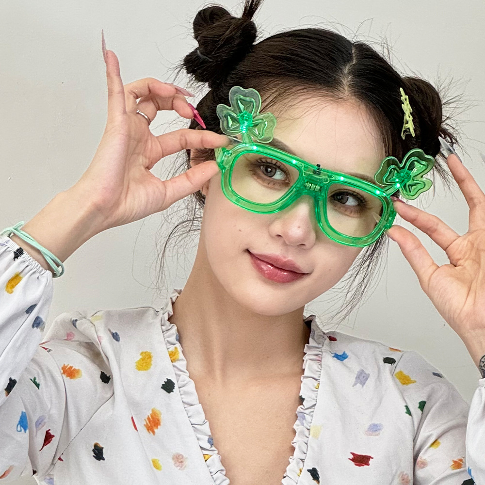 Gafas de Trébol para Fiesta ABS Decorativo para Fiesta del Día de San Patricio image 15