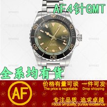 AF工厂浪家康卡机械斯手表防水机械表4针GMT41mm双时区机械钢带表