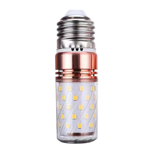 LED light bulb energy-saving lamp E14 small screw E27 corn lamp lighting household super bright chandelier light source three-color dimming