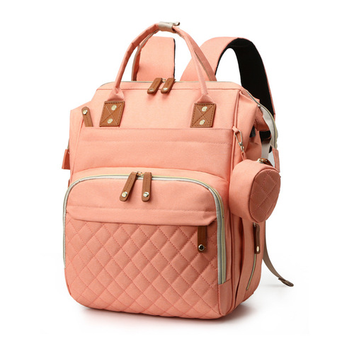 Large Capacity Mommy Bag, Multifunctional Portable Mommy Storage Dual-Shoulder Bag, Lightweight for Outings, Mother with Multiple Compartments, Baby Carrier Bag