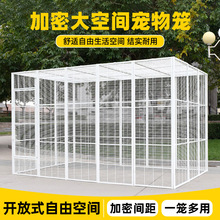 包邮自由空间拼接猫笼超大猫别墅宠物加粗加密鸽子大飞笼鹦鹉鸟笼