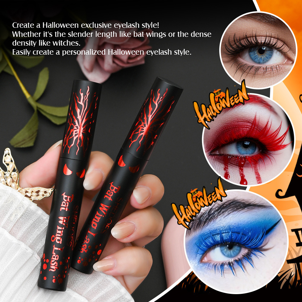 Shedoes Cross-Border Colorful Mascara, Long, Curly, Thick and Clear Roots, Waterproof, Sweat-Proof and Non-Smudged