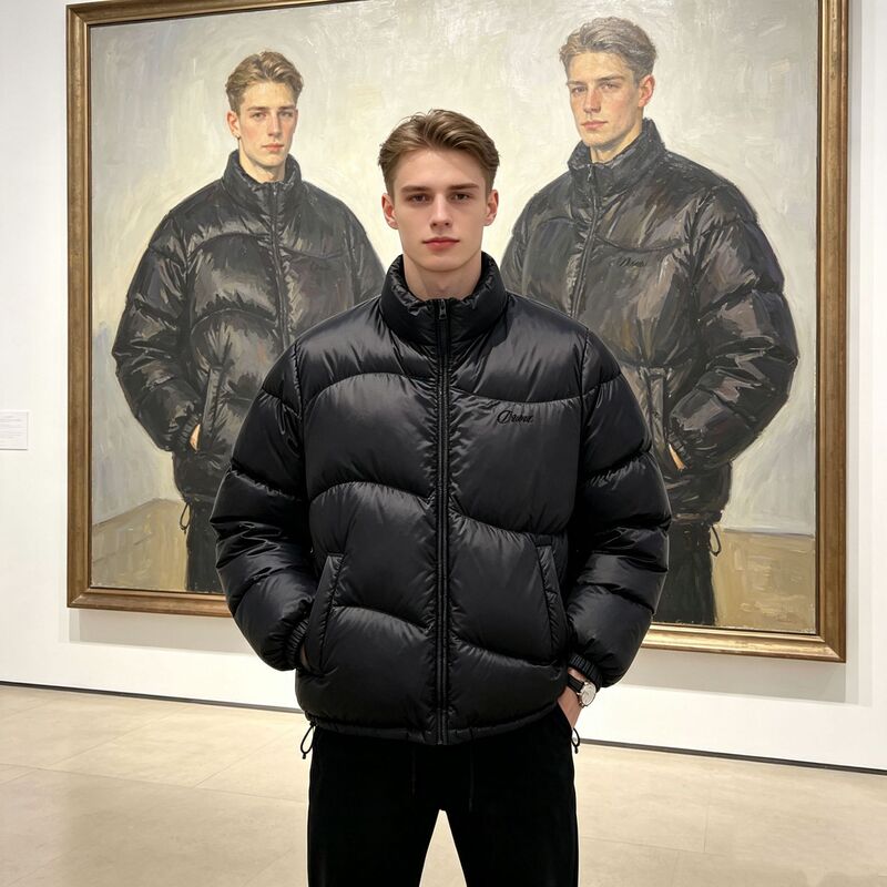 Cross-Border Foreign Trade Dime Cotton Jacket Men's Baggy Winter Thickened Warm Cotton Coat Loose Top Trendy Brand Cross-Border Foreign Trade Dime Cotton Jacket Men's Baggy Winter Thickened Warm Cotton Coat Loose Top Trendy Brand