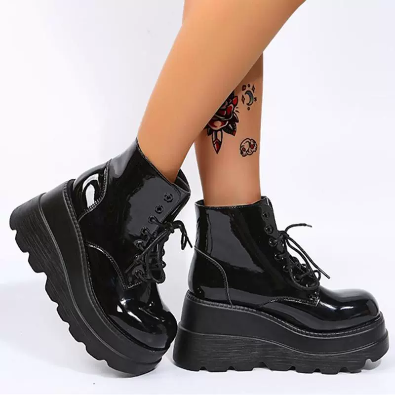 Martens, high thin boots platform, European style, plus size, wish