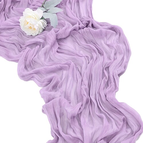 Cross-border Balinese wrinkled fabric table flag Bohemian style macrame tablecloth wedding party decoration pleated textile napkins