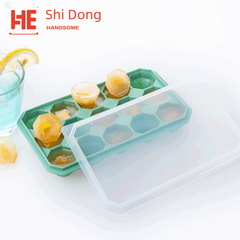 New 15-Grid Diamond Ice Tray, Cross-Border Creative 15-Grid Ice Cube Mold, 15-in-a-Row Silicone Diamond Ice Tray