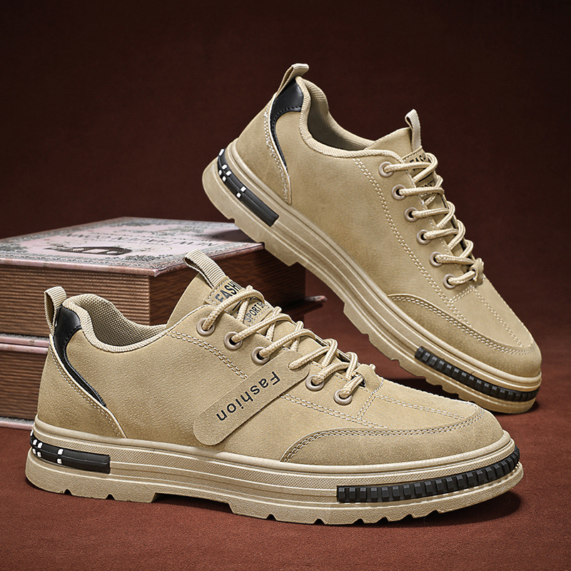 Zapatos de trabajo resistentes al desgaste, zapatos de trabajo ligeros, zapatos de trabajo de moda, zapatos de trabajo para hombres, 2025 nueva primavera