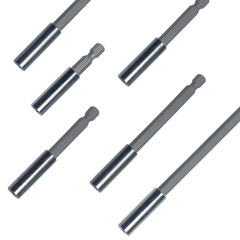 6.35 hexagonal handle bit adapter, magnetic adapter, screwdriver screwdriver, wind batch chuck three-piece set