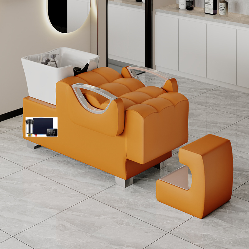 Plata media luna burbuja asiento naranja + calentador de agua