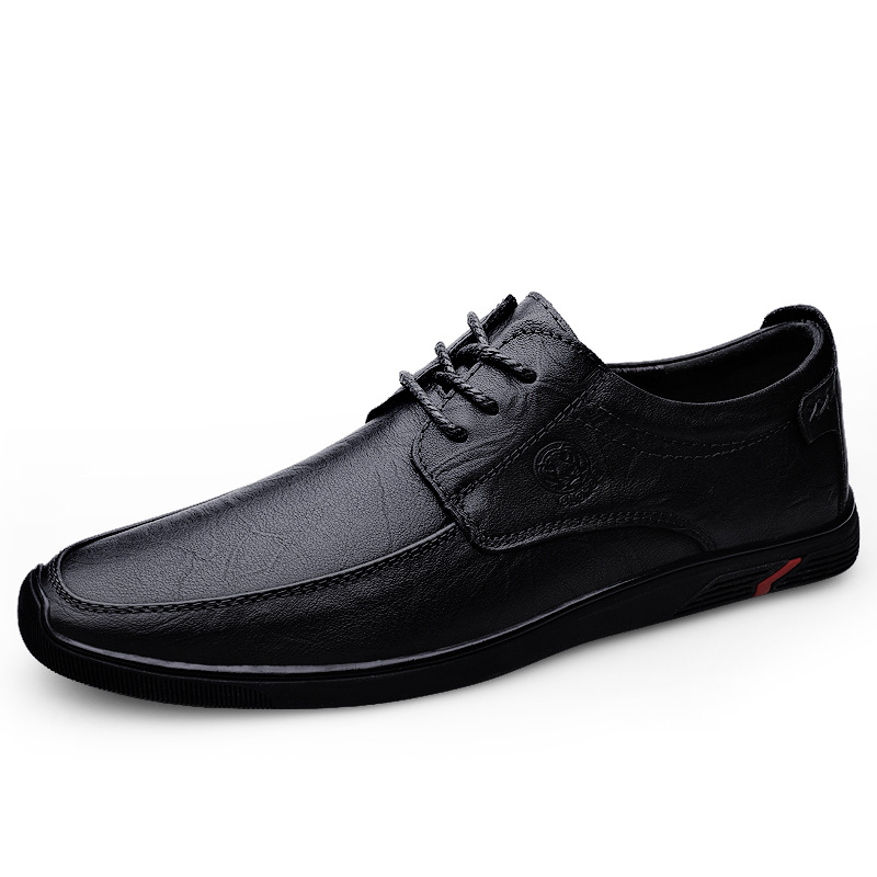 Zapatos de cuero casuales comerciales transfronterizos para hombres zapatos de conducción de lazos de cuatro estaciones zapatos de trabajo profesionales zapatos de cuero de vaca zapatos de hombre