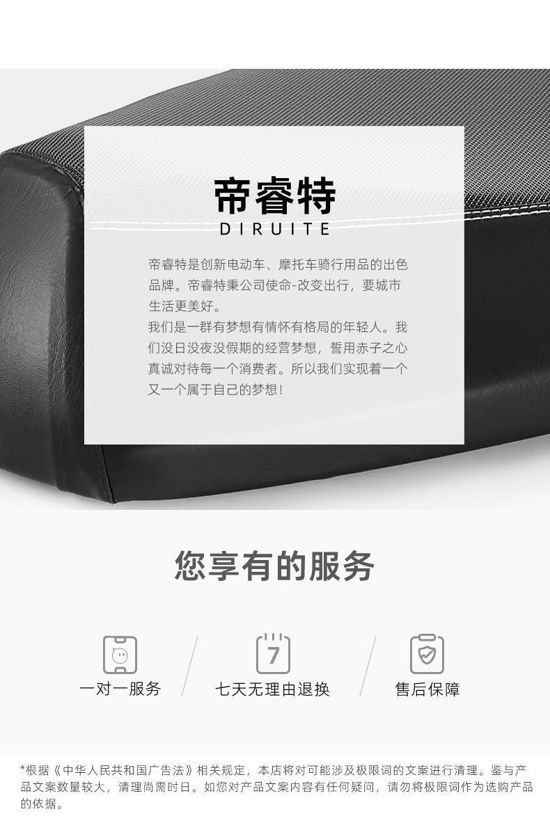 No.9 Special Electric Car Seat Cushion Cover E70C/E80C/E100/E125 Battery Car Seat Cover Rainproof and Sunproof