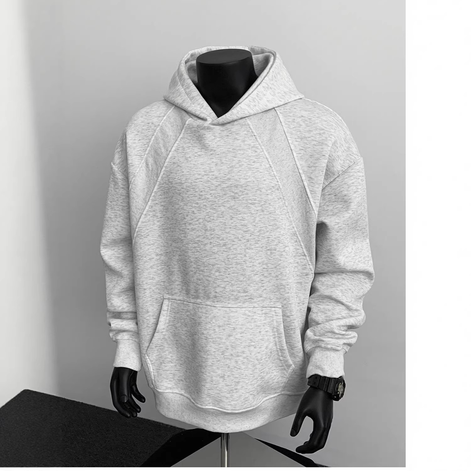 Sweat à capuche Cleanfit pour homme, tendance et haut de gamme, idéal pour l'automne. Nouveauté en vente à l'étranger._voghion.com