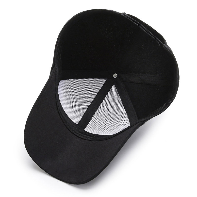 Summer Sun Hat Outdoor Korean Style Peaked Cap Simple Solid Color Street Style Export Canvas Baseball Cap Short Brim Hat